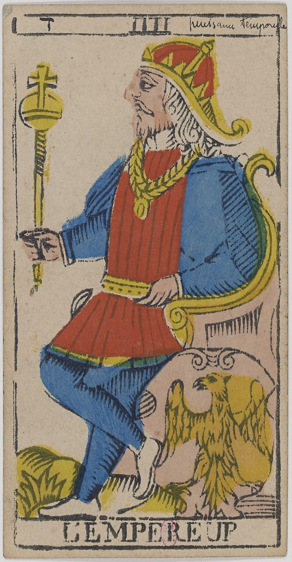L'Empereur, arcane IIII du tarot de Marseille