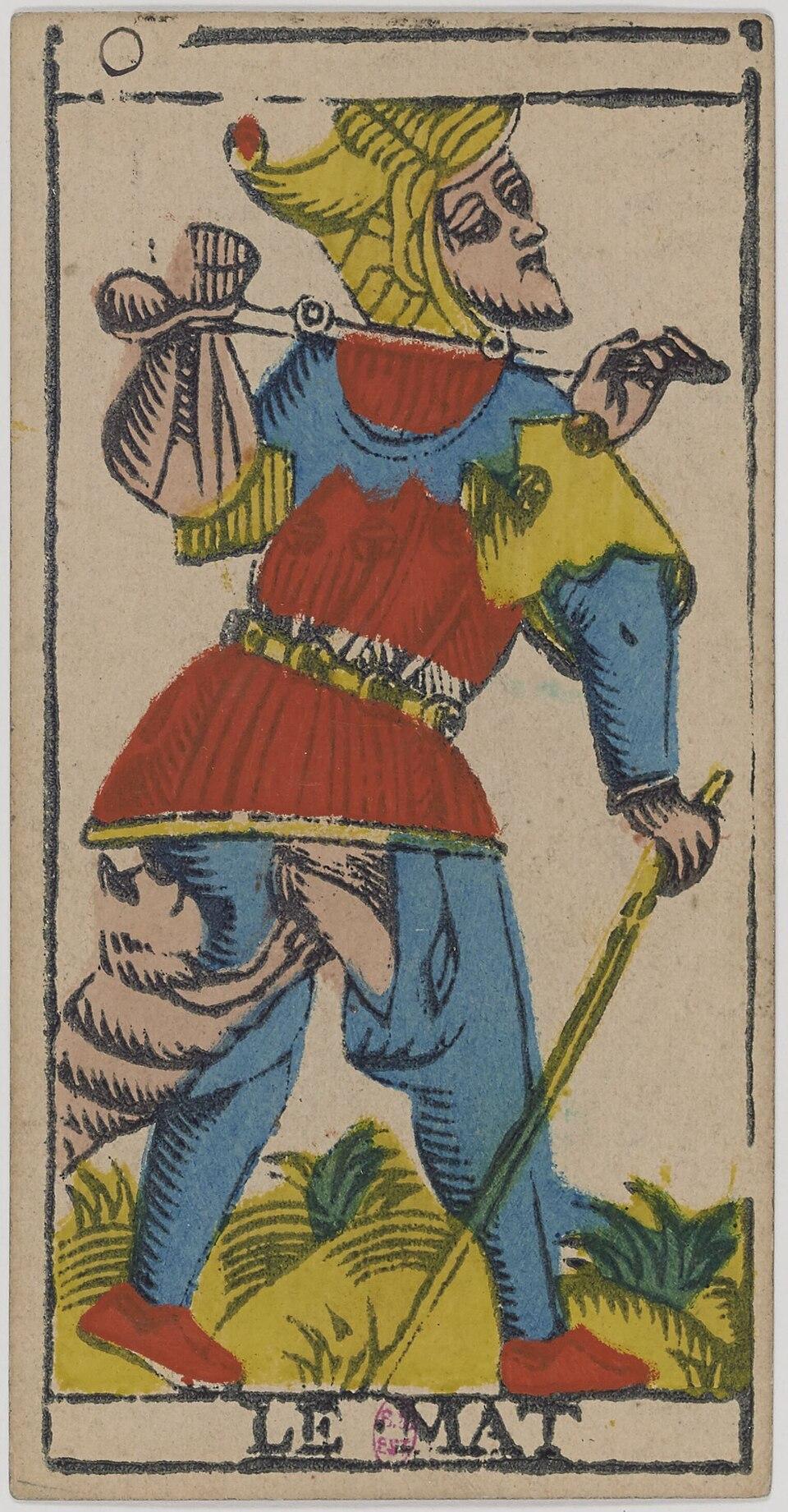 Le Mat, arcane 0 du tarot de Marseille